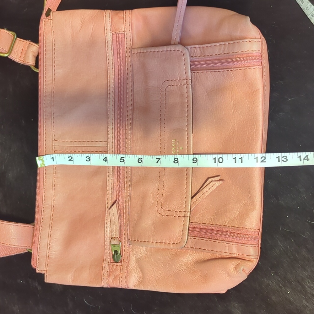 Fossil Pink Crossbody Bag with Adjustable Strap - Picture 6 of 6